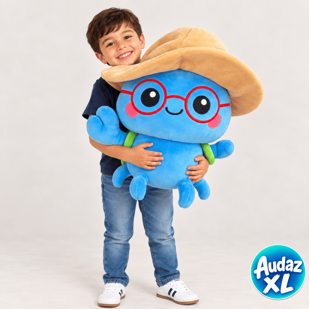 Peluche Cangrejito Coco de Agua XL- Coleccion Audaz XL