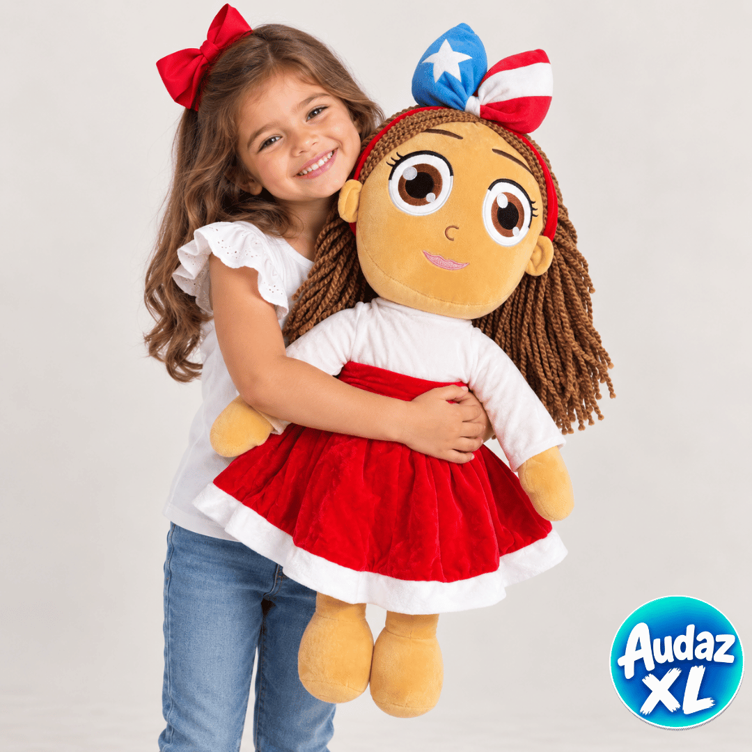 Peluche La Jibarita XL- Coleccion Audaz XL