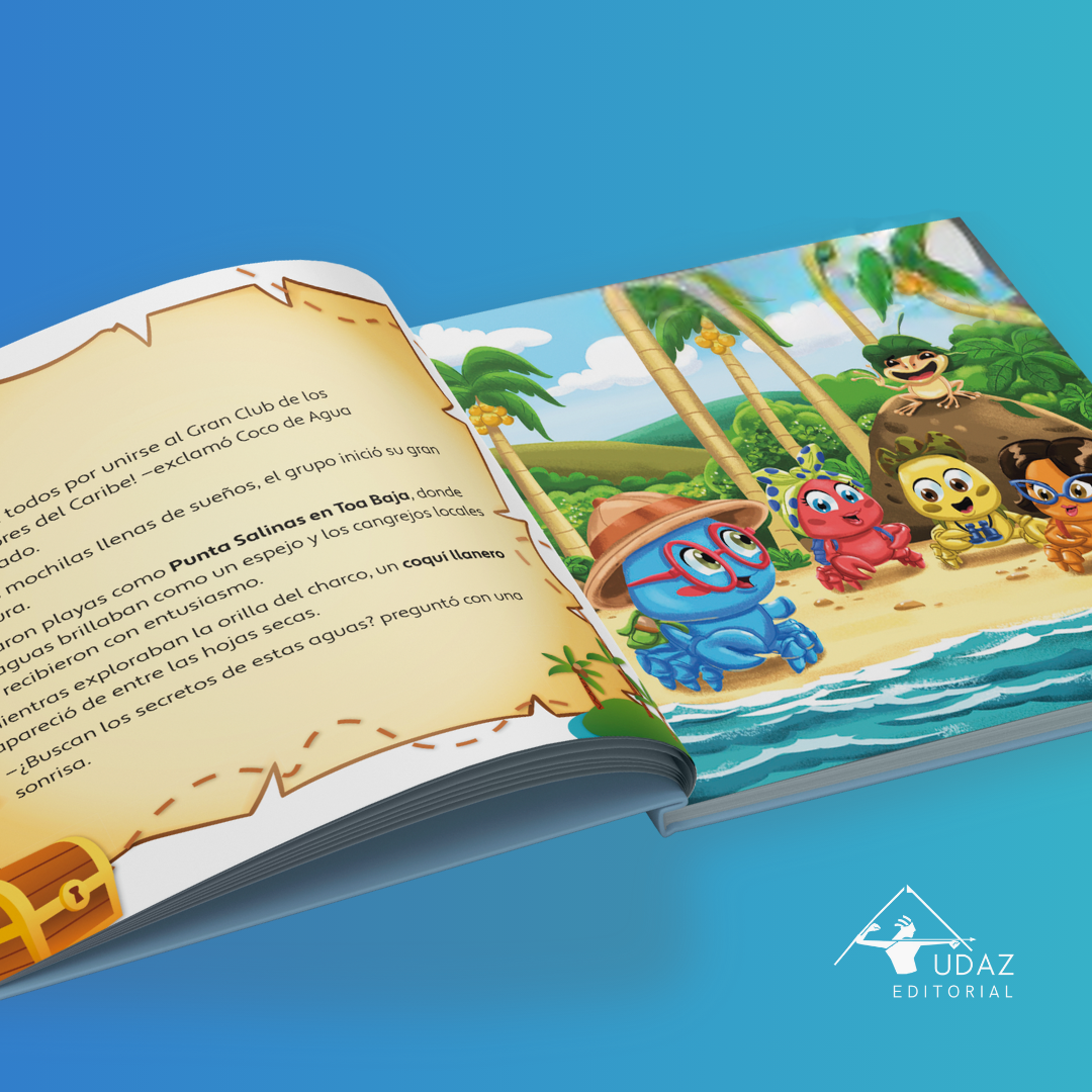 Libro | Coco de Agua Un Cangrejito Explorador © | Bilingüe