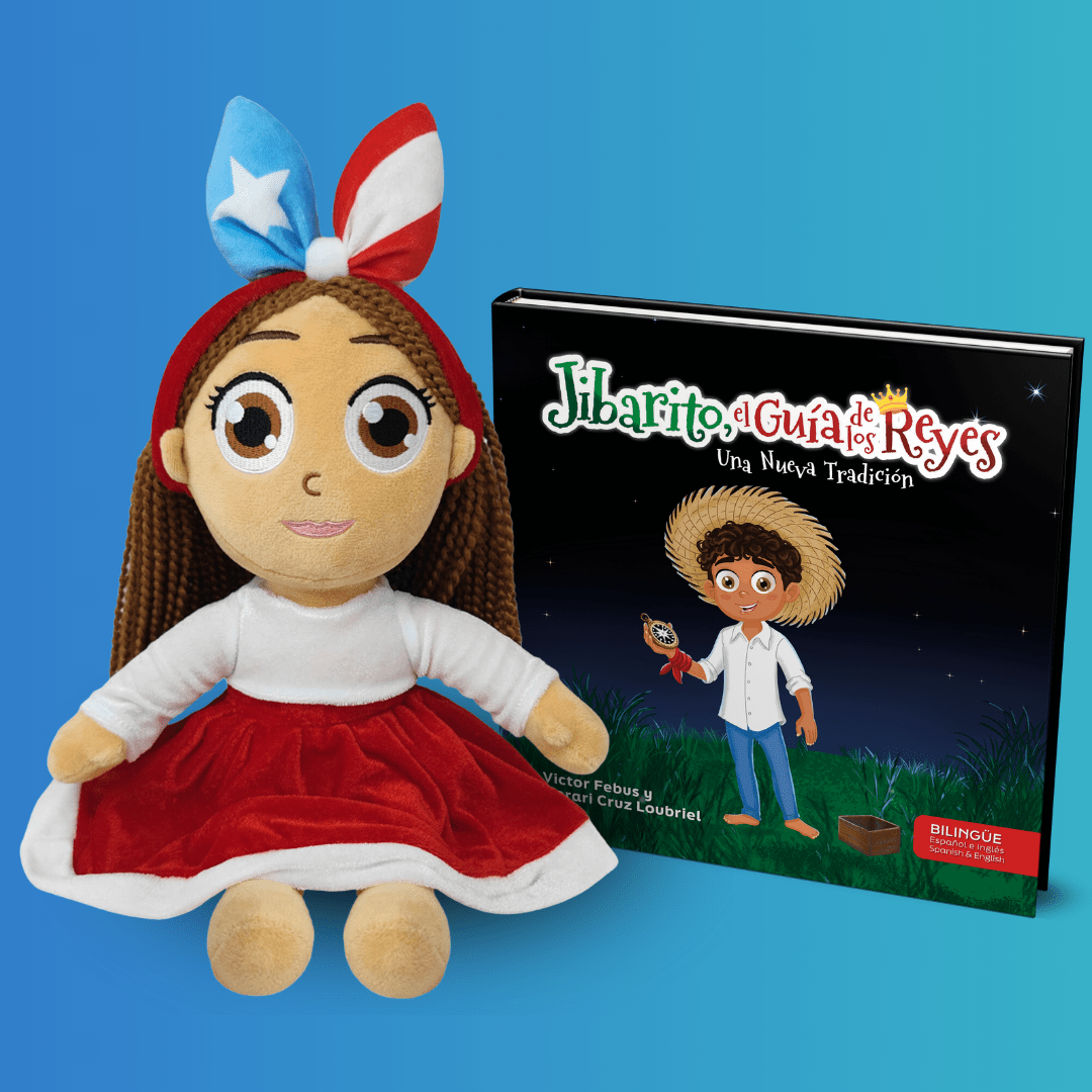 ¡NUEVO! Set Libro Jibarito El Guía de los Reyes + Peluche Jibarita - Audaz Editorial