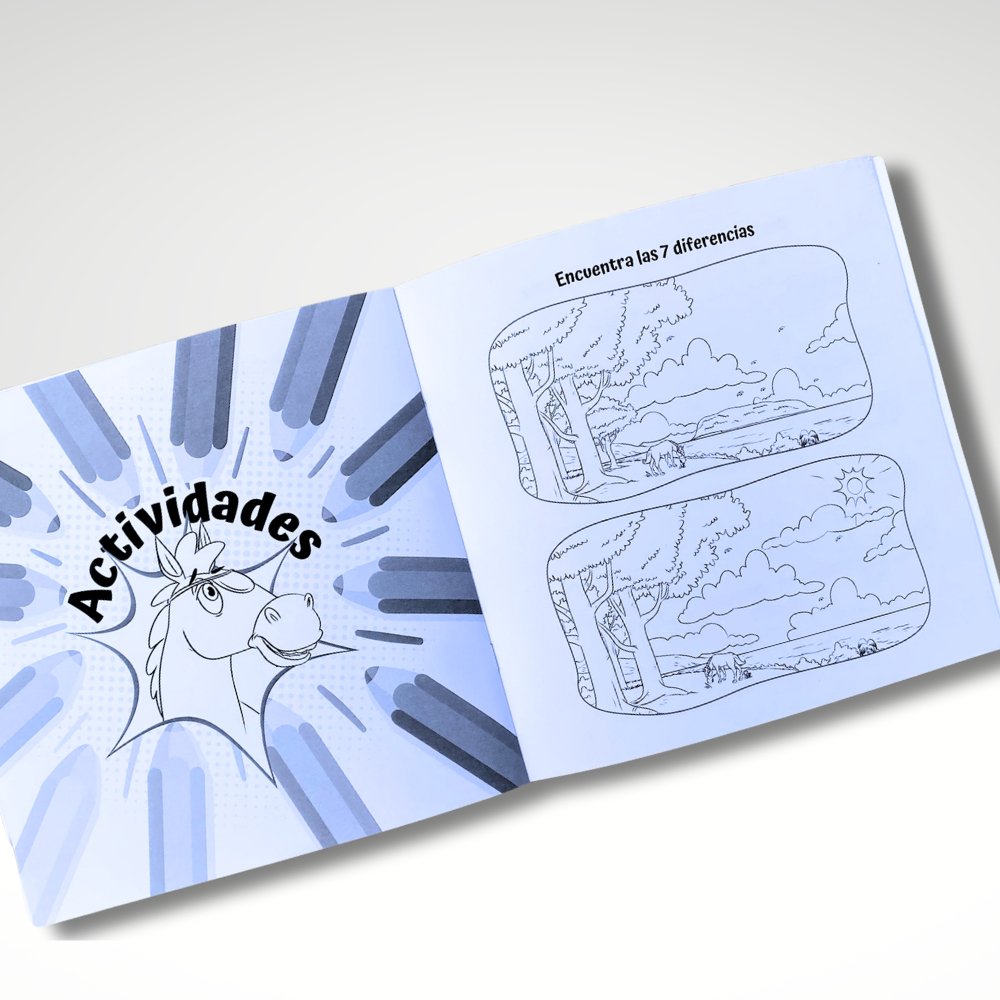 Libro Actividades & Colorear | Caballo Colorete - Audaz Editorial