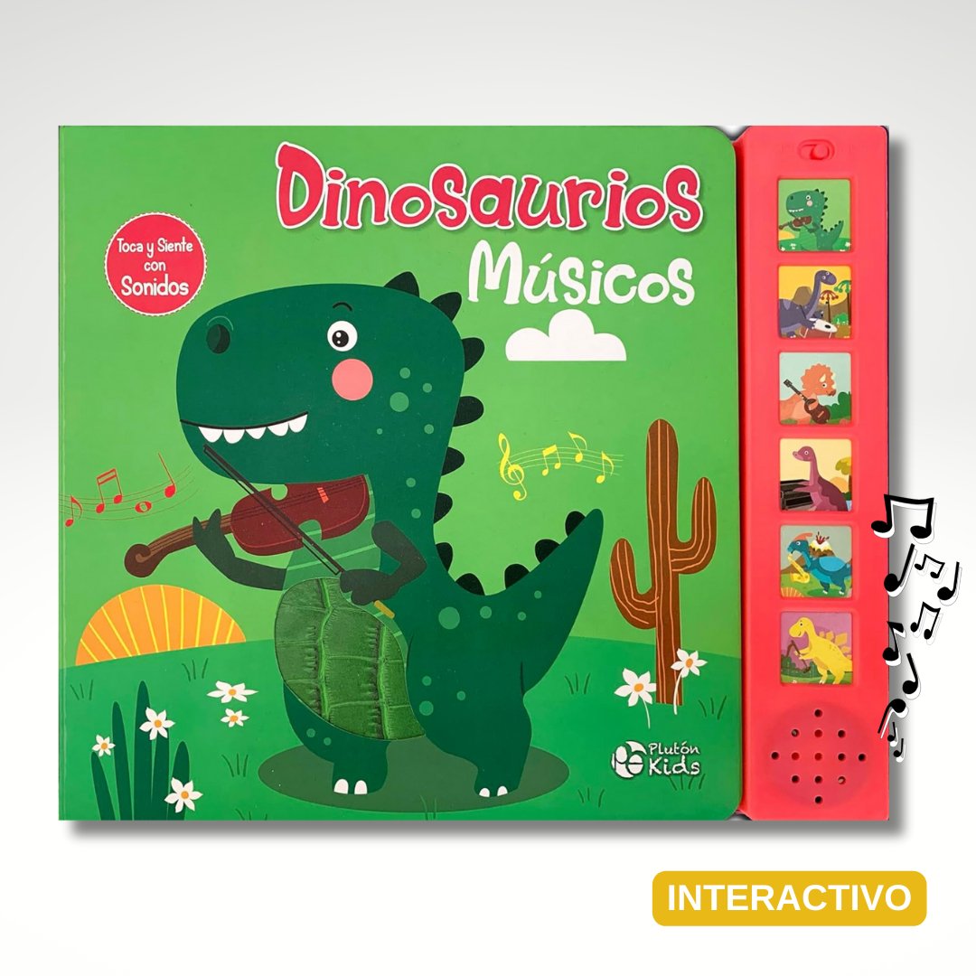 Libro | Dinosaurios Músicos | Textura & Música - Audaz Editorial