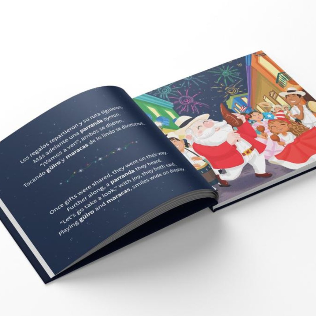 NUEVO! Set Jibarita & Santa Cló | Libro + Peluche | Bilingüe - Audaz Editorial