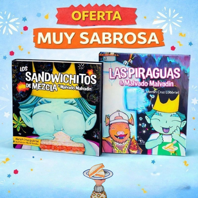 Oferta Sabrosa de 2 Libros | Los Sandwichitos y Las Piraguas