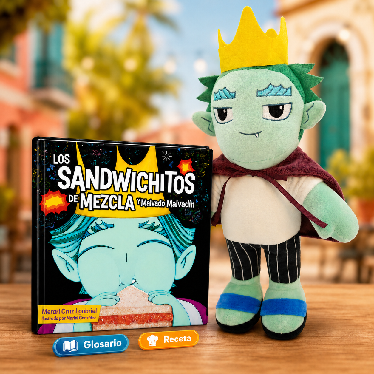 Oferta Peluche Malvadín + Libro Los Sandwichitos de Mezcla y Malvadín ©