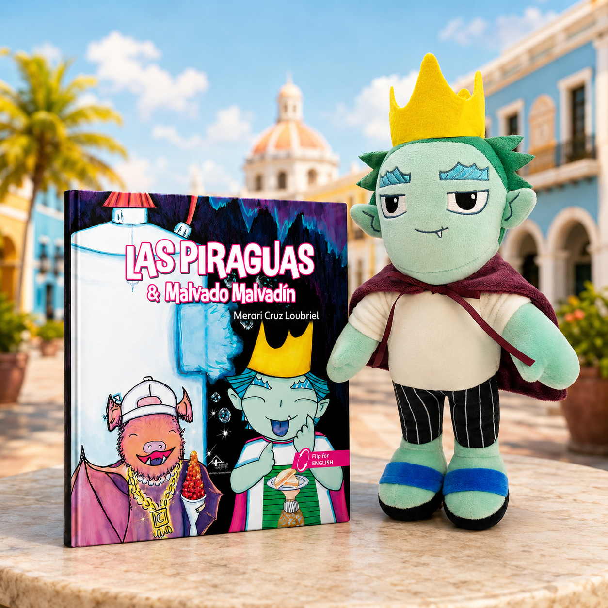 Oferta Peluche Malvadín + Libro Las Piragüas y Malvadín