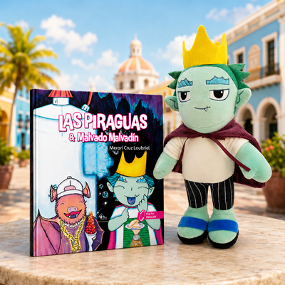 Oferta Peluche Malvadín + Libro Las Piragüas y Malvadín