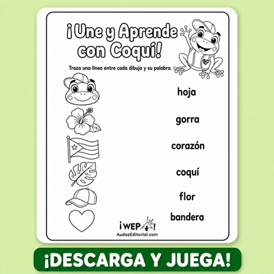 Hoja de Actividades - Une y Aprende
