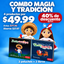 Combo Magia y Tradición | 2 Peluches + 2 Libros Bilingües