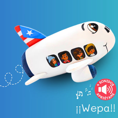 NUEVO! Peluche | Avioncito de Los Primos | 4 Sonidos - Audaz Editorial