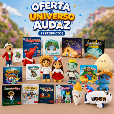 Oferta UNIVERSO AUDAZ | 21 Productos | Libros y Peluches