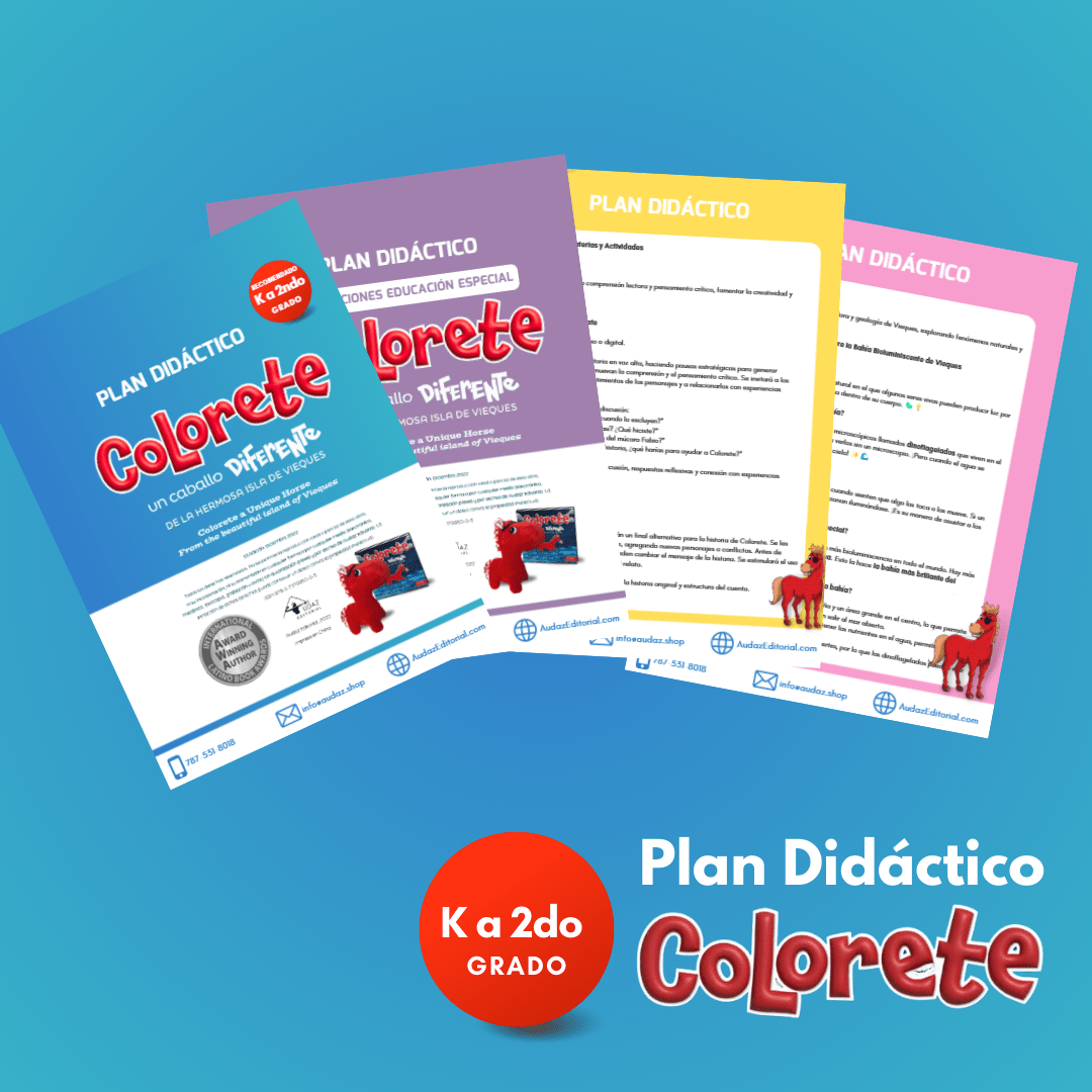 Plan Didáctico – Colorete Un Caballo Diferente (Kinder a 2do Grado) - Audaz Editorial