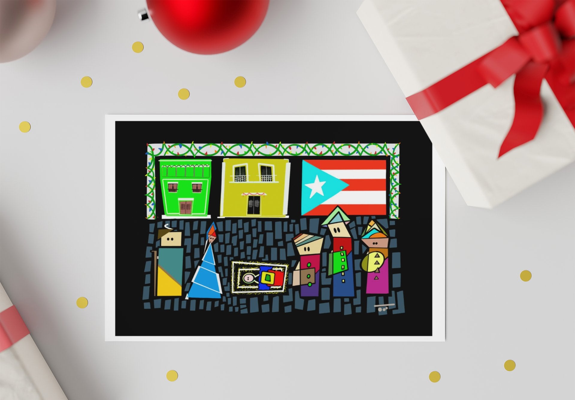 Postales de los Reyes Magos | Edición especial | Hecho en PR por artista local - Audaz Editorial