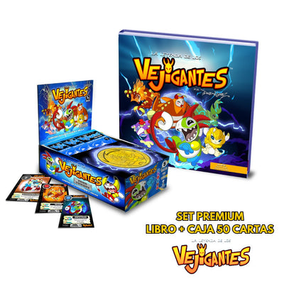 Set Premium | Libro + Set 50 Cartas | La Leyenda de los Vejigantes™ - Audaz Editorial