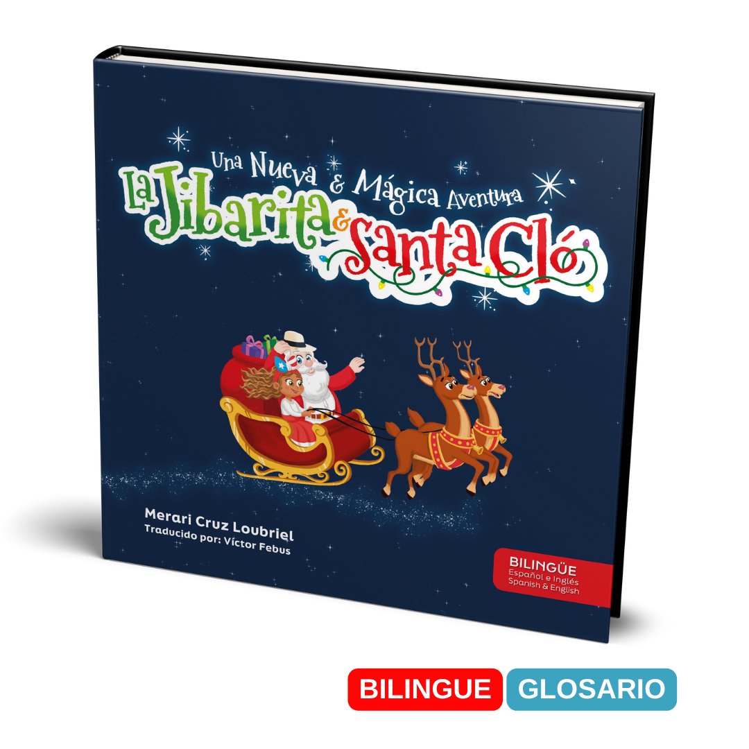 NUEVO! Libro | Jibarita & Santa Cló | Bilingüe - Audaz Editorial